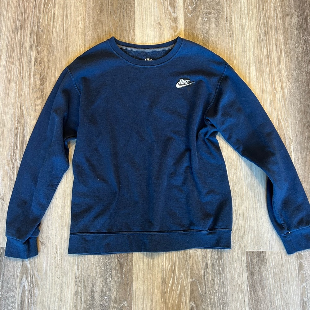 Athletic Works Men's Navy Crewneck Sweater